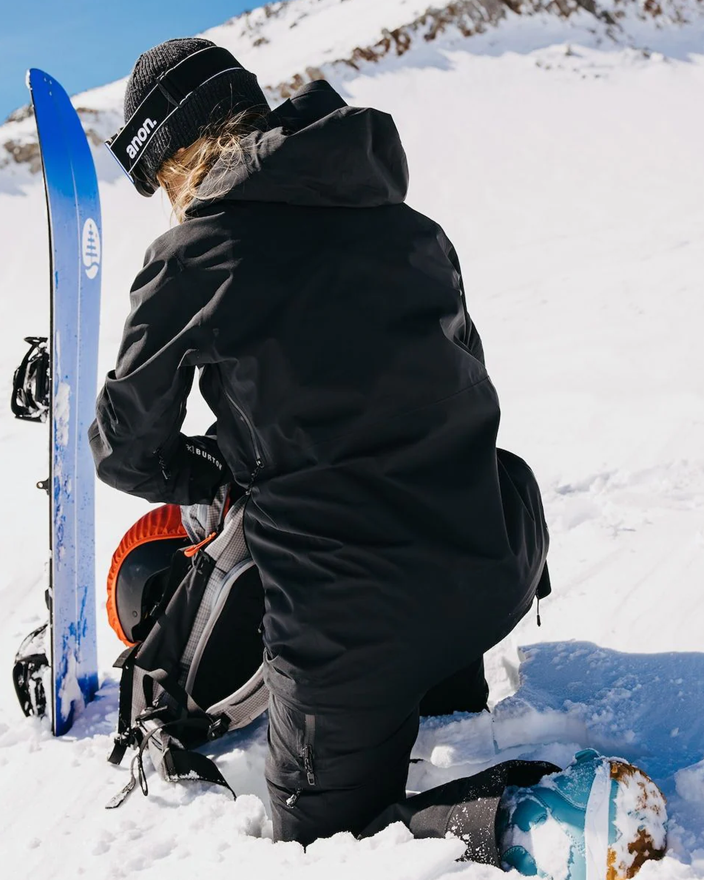 Burton Women's [ak]® Kimmy Gore-Tex 2L Anorak Snow Jacket - True Black Women's Snow Jackets - Trojan Wake Ski Snow