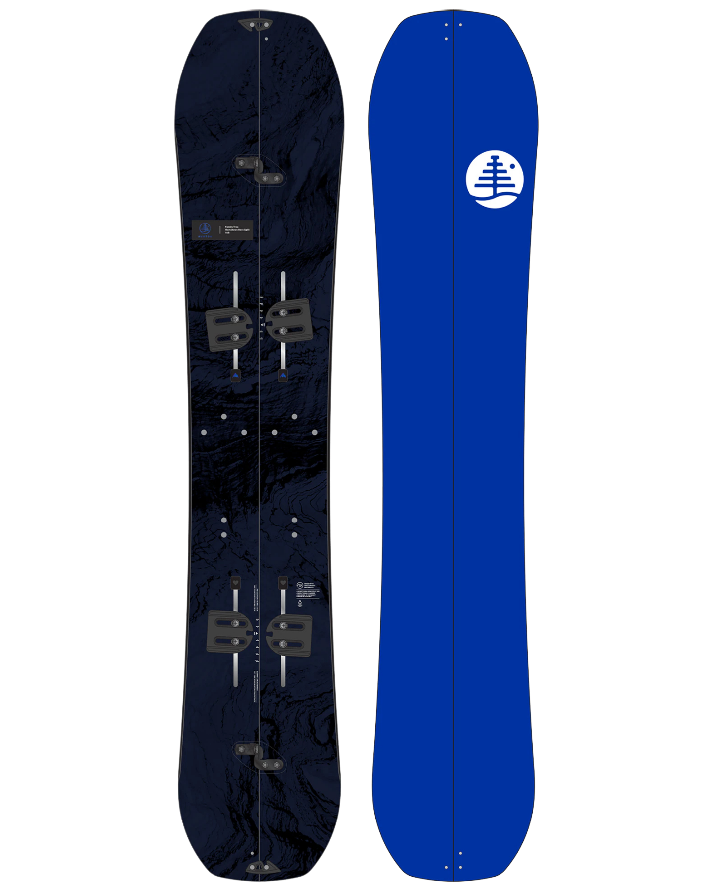 Burton Family Tree Hometown Hero Splitboard Snowboard Unisex Snowboards - Trojan Wake Ski Snow