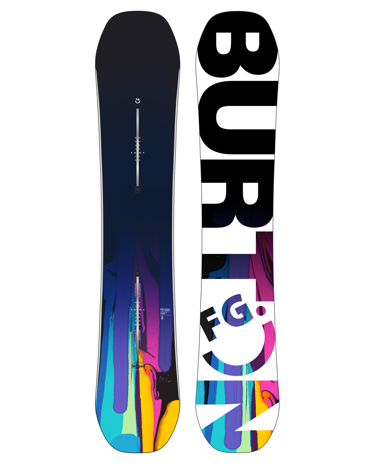 Burton Feelgood Women's Snowboard - Multi - 2024 Women's Snowboards - Trojan Wake Ski Snow