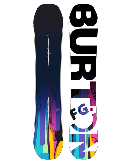 Burton Feelgood Women's Snowboard - Multi - 2024 Women's Snowboards - Trojan Wake Ski Snow
