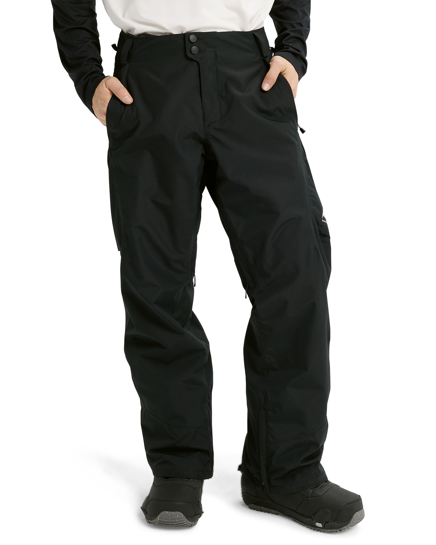 Burton Men's Reserve 2L Snow Pants - True Black Men's Snow Pants - Trojan Wake Ski Snow