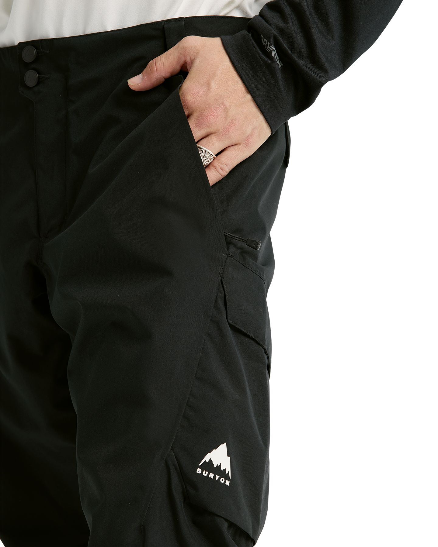 Burton Men's Reserve 2L Snow Pants - True Black Men's Snow Pants - Trojan Wake Ski Snow