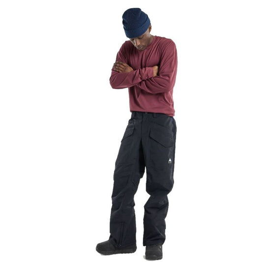 Burton Men's Covert 2.0 Snow Pants - True Black Men's Snow Pants - Trojan Wake Ski Snow