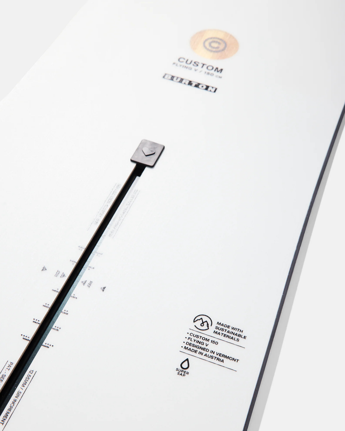 Burton Men's White Custom Flying-V Snowboard Men's Snowboards - Trojan Wake Ski Snow