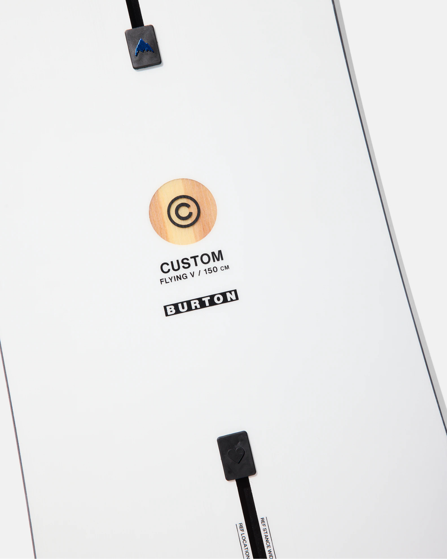 Burton Men's White Custom Flying-V Snowboard Men's Snowboards - Trojan Wake Ski Snow