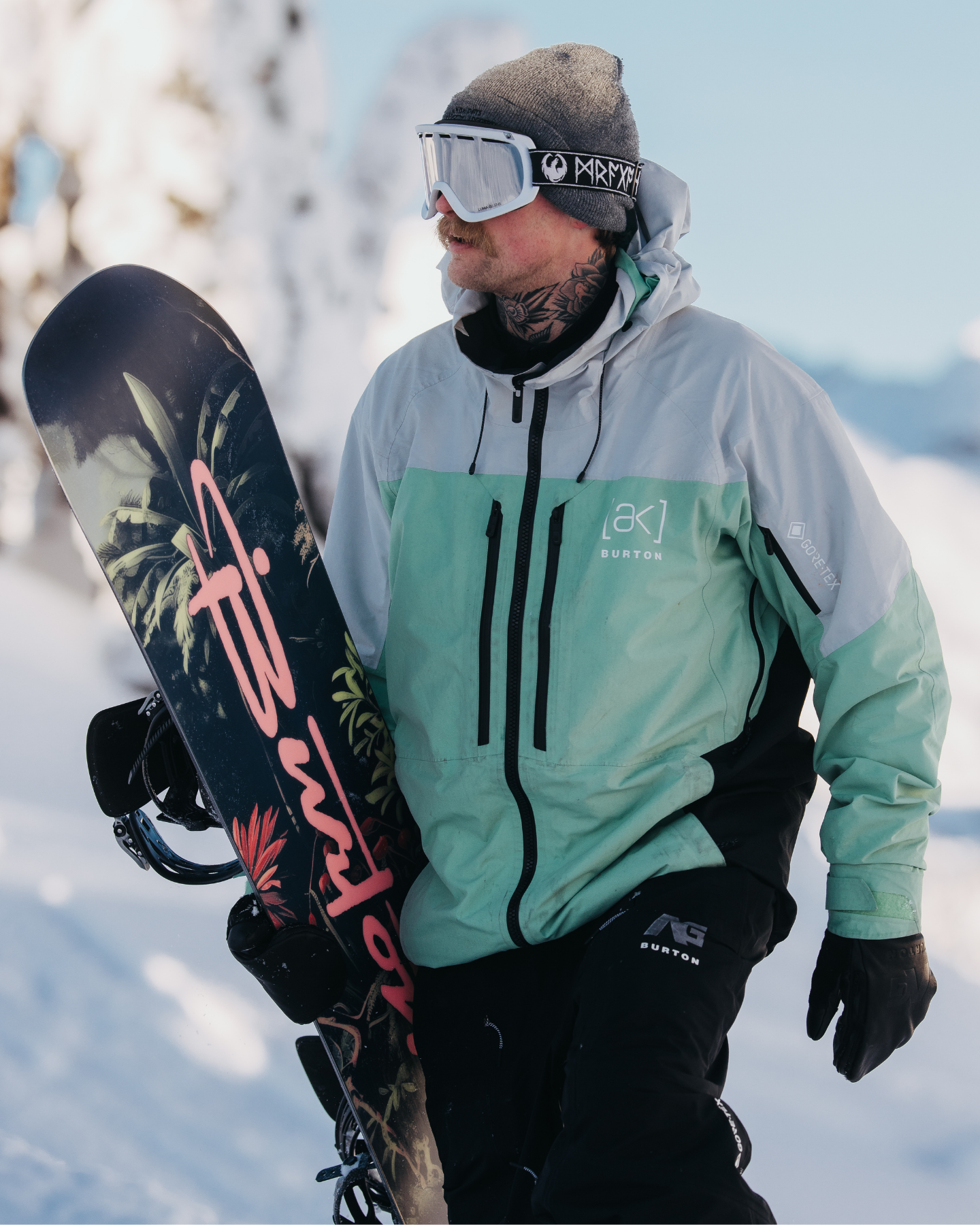 Burton Men's Jungle Custom Flying-V Snowboard Men's Snowboards - Trojan Wake Ski Snow