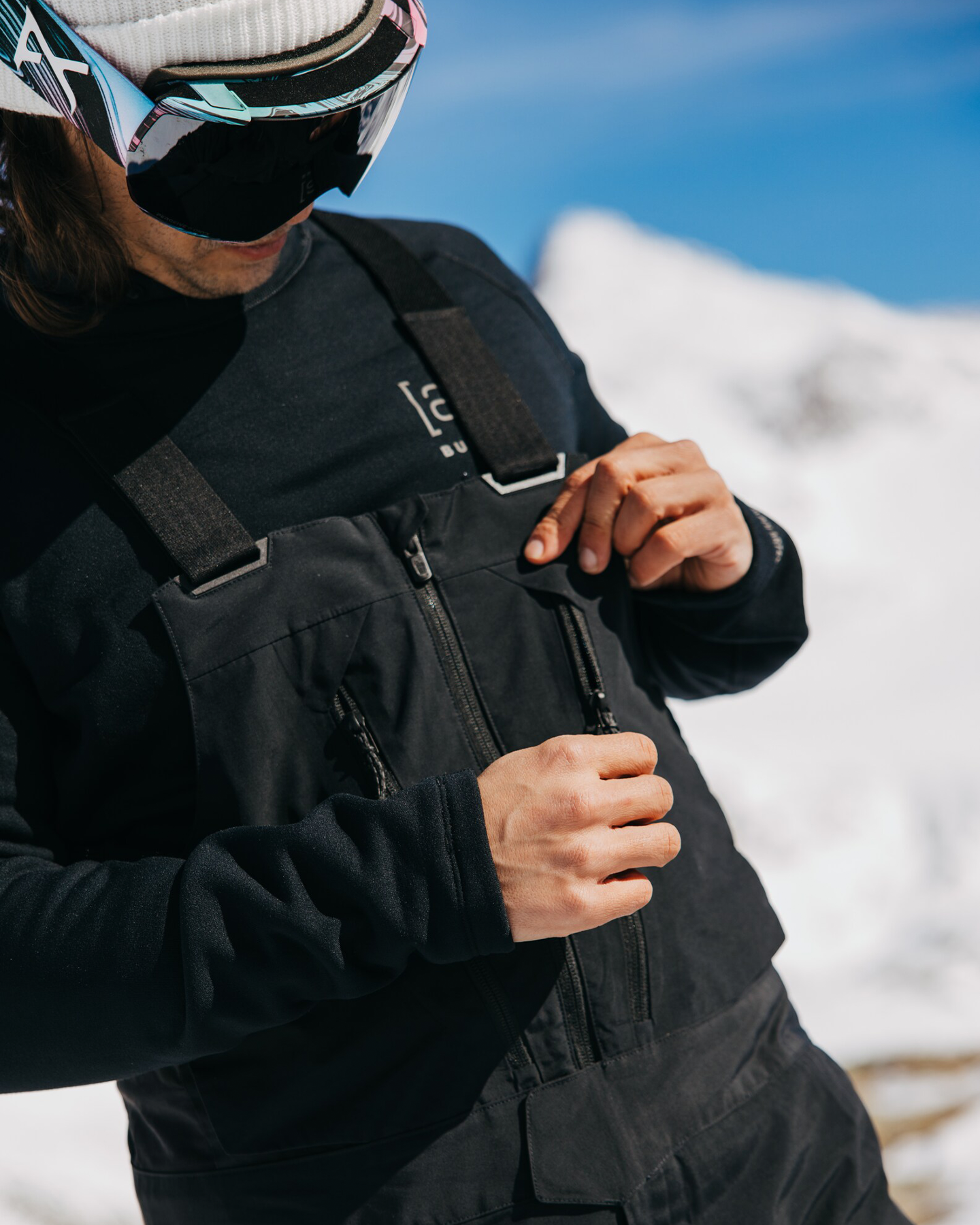 Burton Men's [ak]® Cyclic GORE-TEX® 2L Snow Bib - True Black Men's Snow Bibs - Trojan Wake Ski Snow