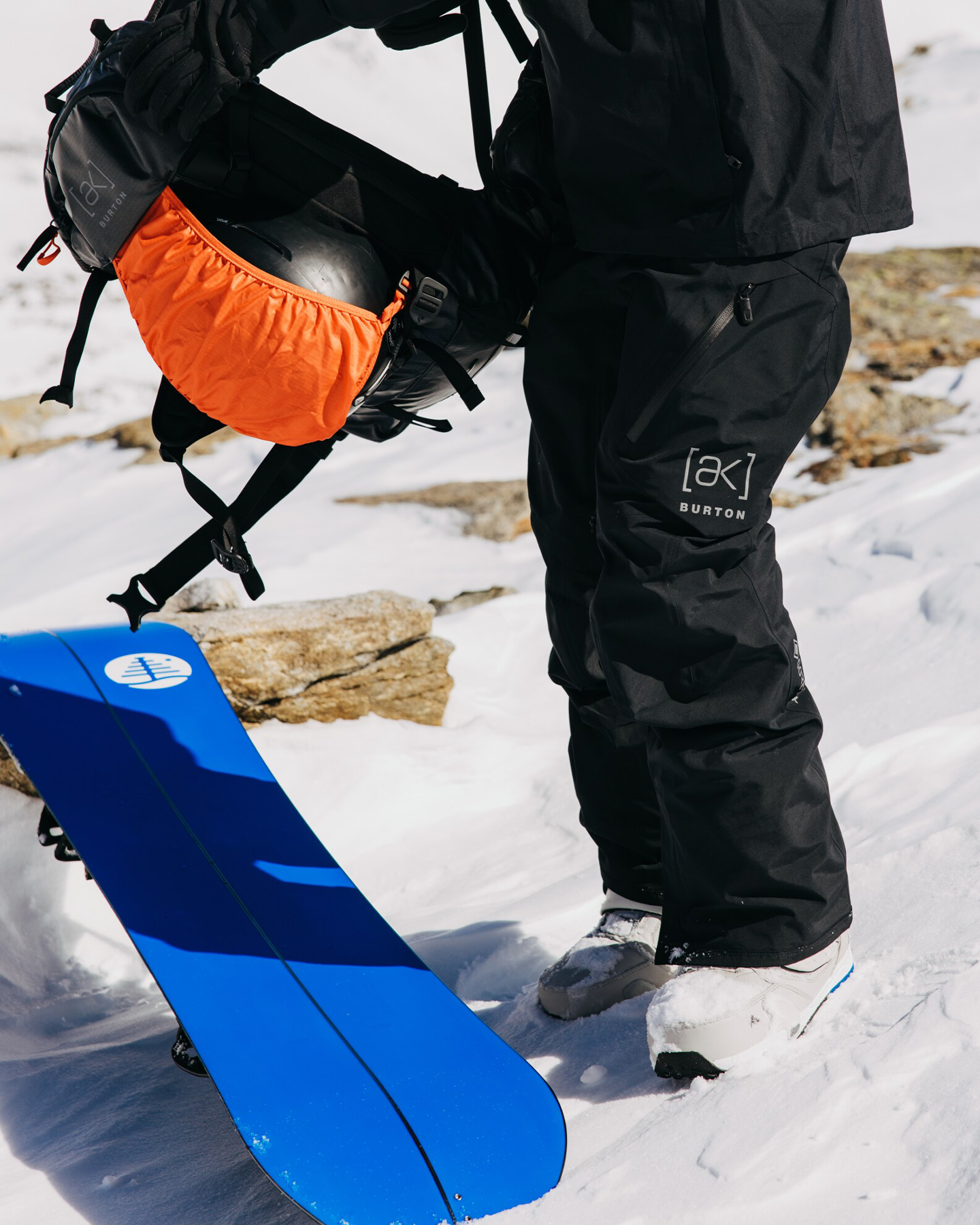Burton Men's [ak]® Cyclic GORE-TEX® 2L Snow Bib - True Black Men's Snow Bibs - Trojan Wake Ski Snow