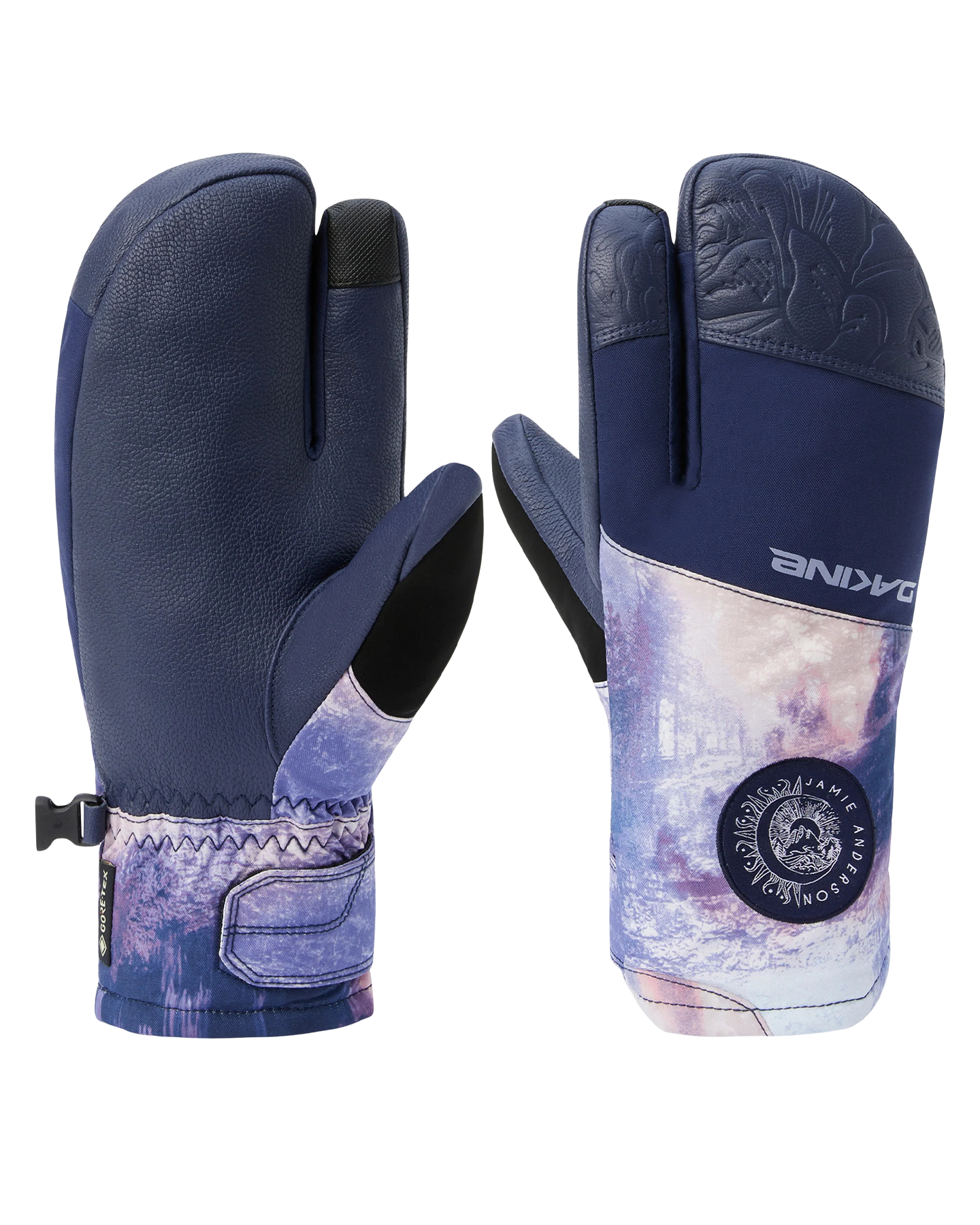 Dakine Women's Team Fleetwood GORE-TEX® Short Trigger Mitt - Anderson Waterfall Women's Snow Mittens - Trojan Wake Ski Snow
