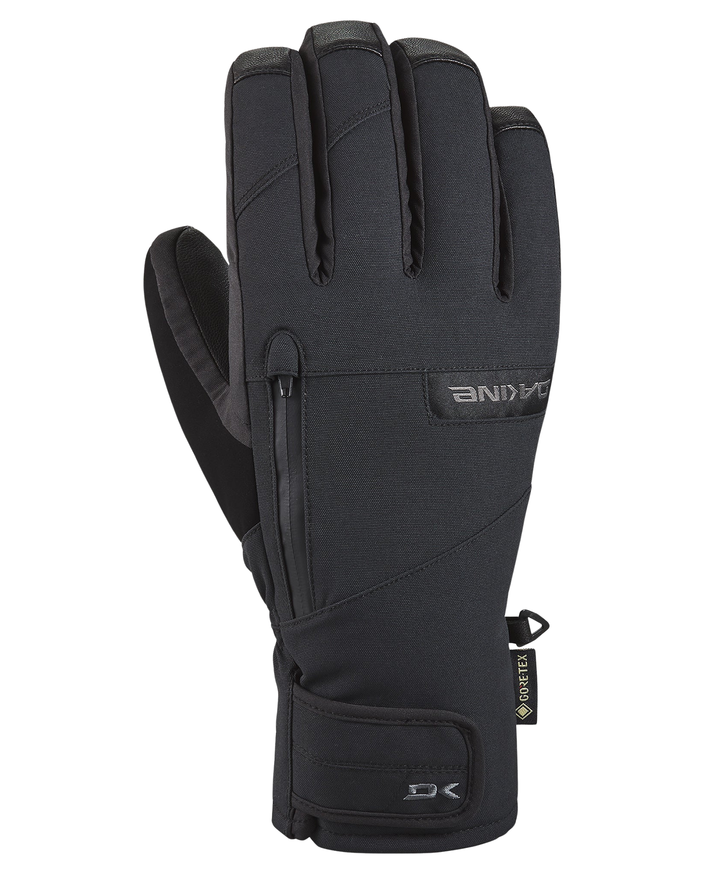 Dakine Leather Titan Gore-Tex Snow Gloves (Short) - Black Unisex Snow Gloves - Trojan Wake Ski Snow