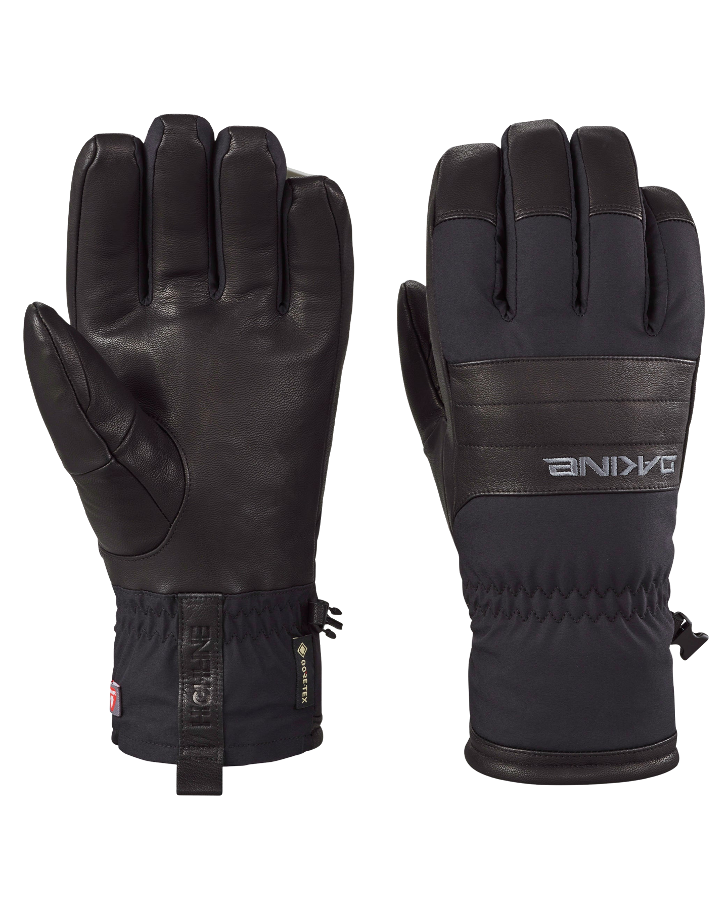 Dakine Baron Gore-Tex Snow Gloves - Black Unisex Snow Gloves - Trojan Wake Ski Snow