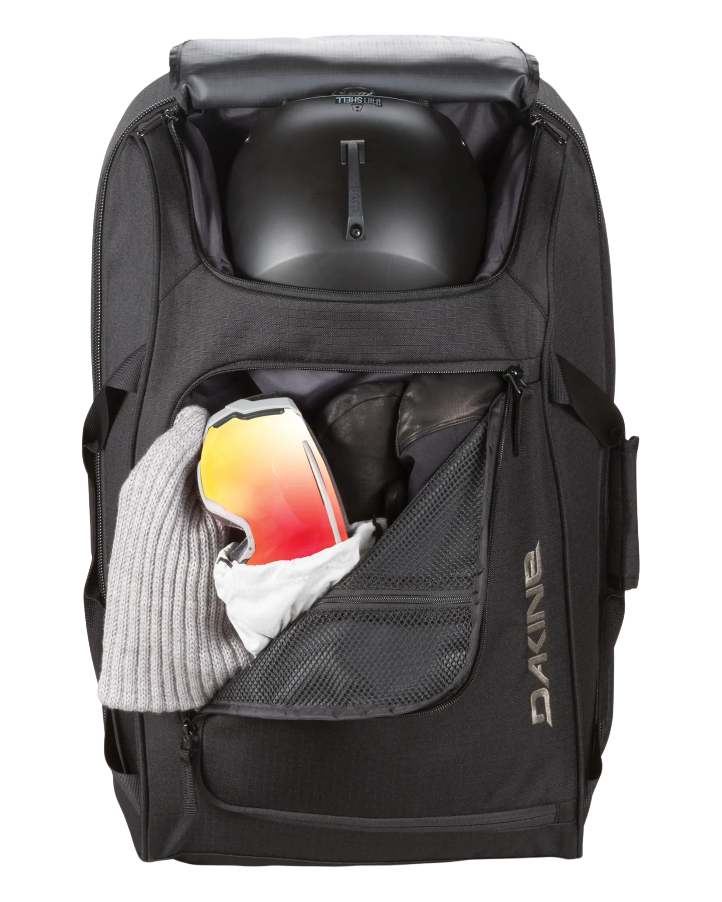 Dakine Boot Locker DLX 70L - Black Boot Bags - Trojan Wake Ski Snow