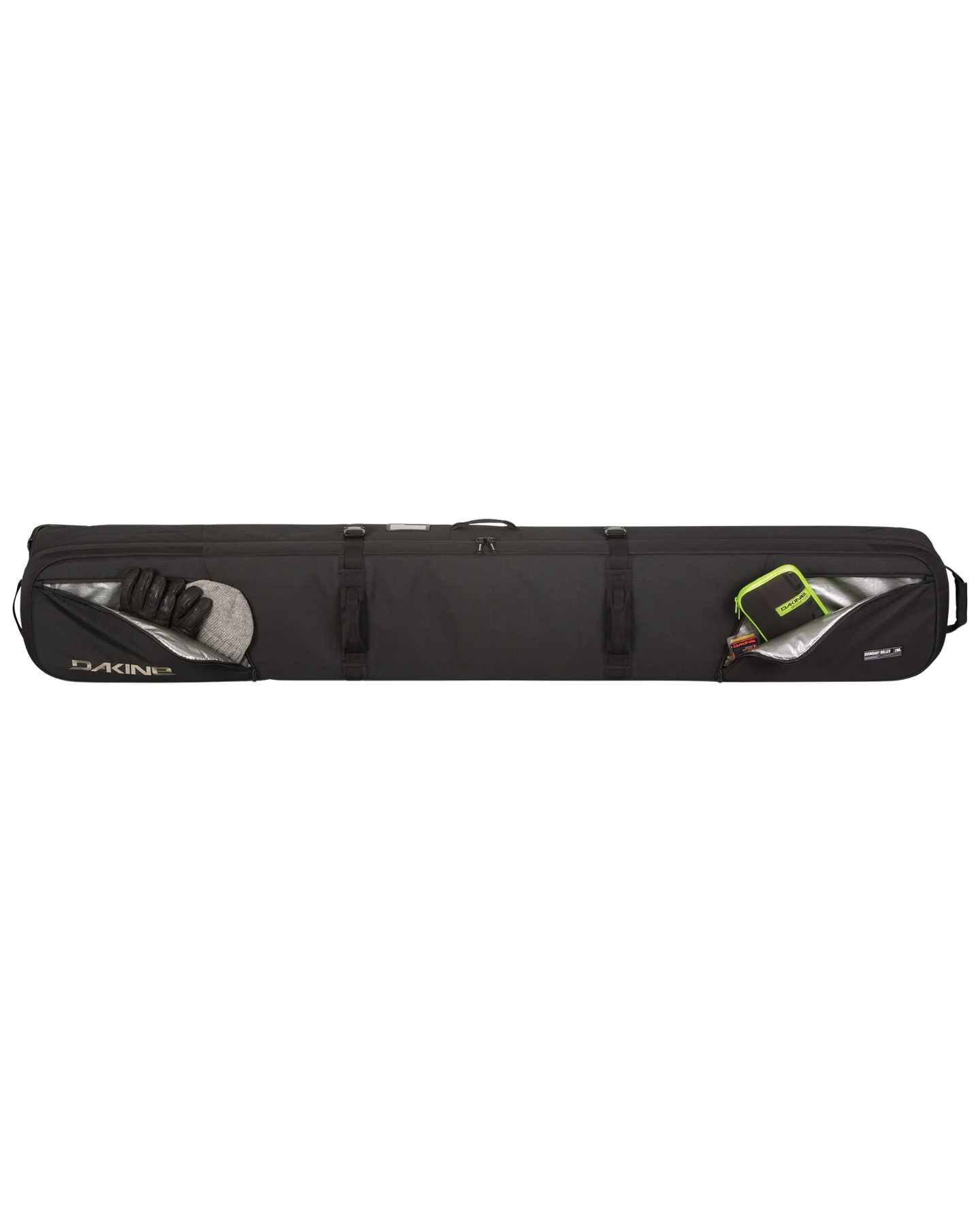 Dakine Boundary Ski Roller Bag - Black Snow Ski Bags - Trojan Wake Ski Snow