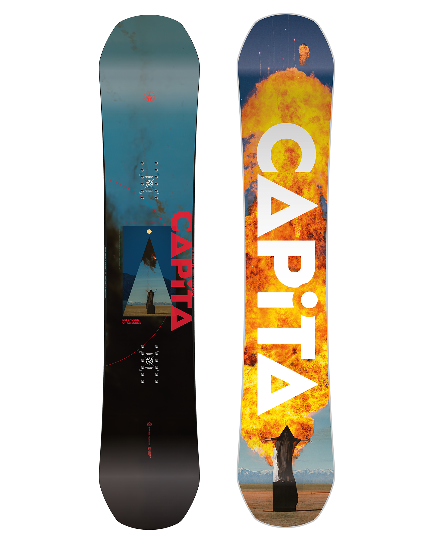 Capita Defenders Of Awesome Snowboard - 2025 Men's Snowboards - Trojan Wake Ski Snow
