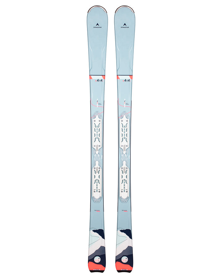 Dynastar E 4X4 2 Womens Skis W/ Bindings - 2024 Women's Snow Skis - Trojan Wake Ski Snow