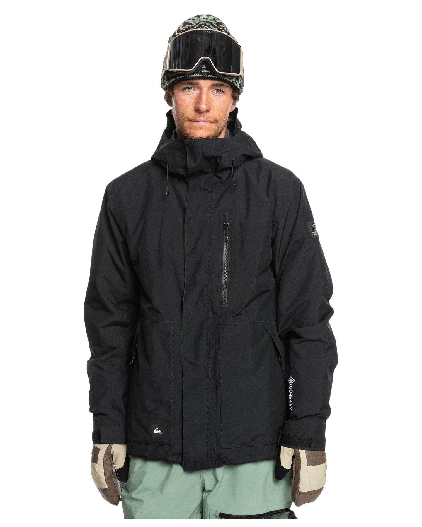 Quiksilver Men's Mission GORE-TEX Snow Jacket - True Black