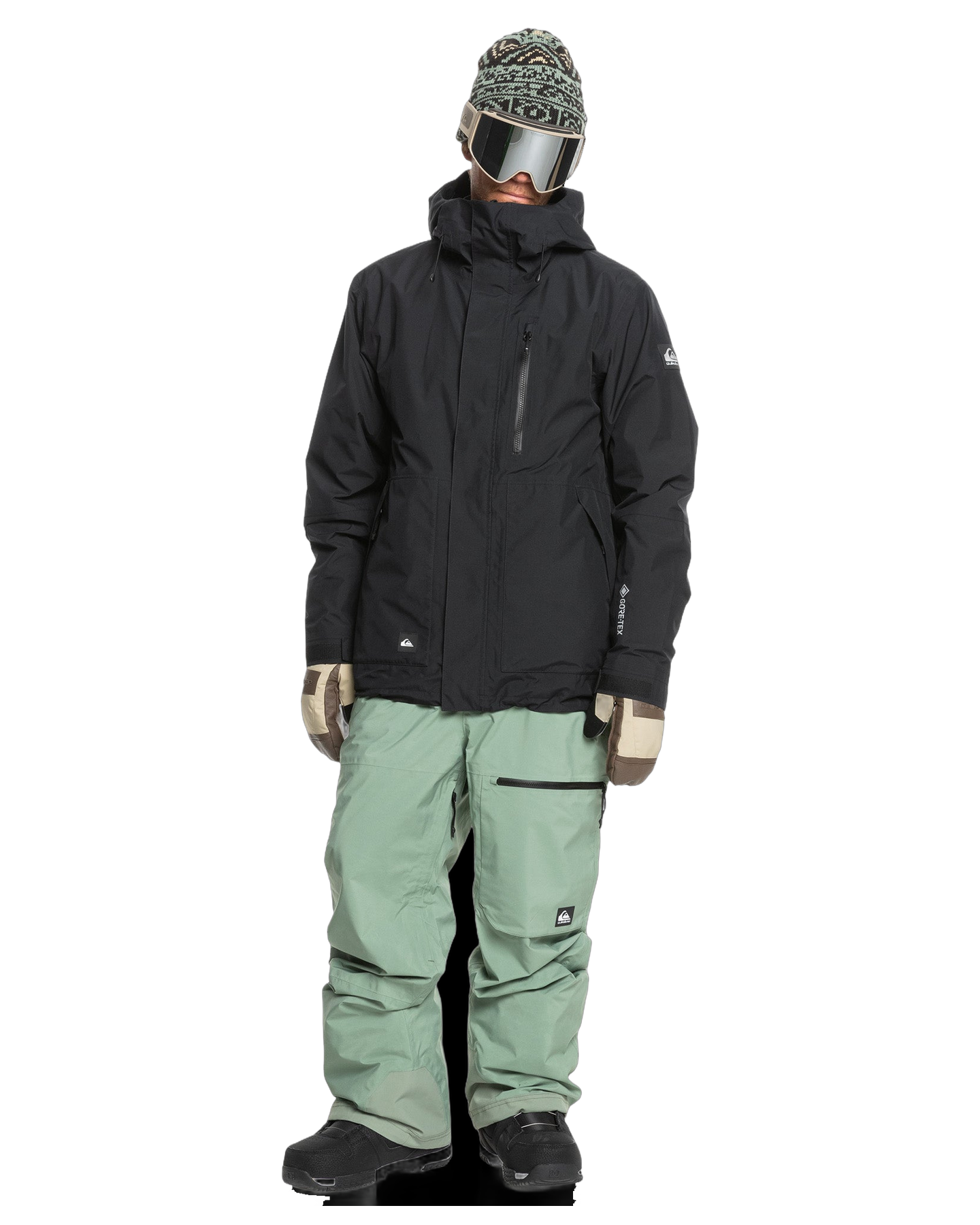 Quiksilver Men's Mission GORE-TEX Snow Jacket - True Black - view 4