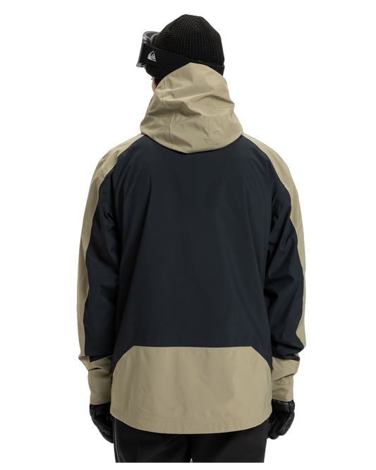 Quiksilver Men's Ultralight Stretch 20K Snow Jacket - Fallen Rock - view 2