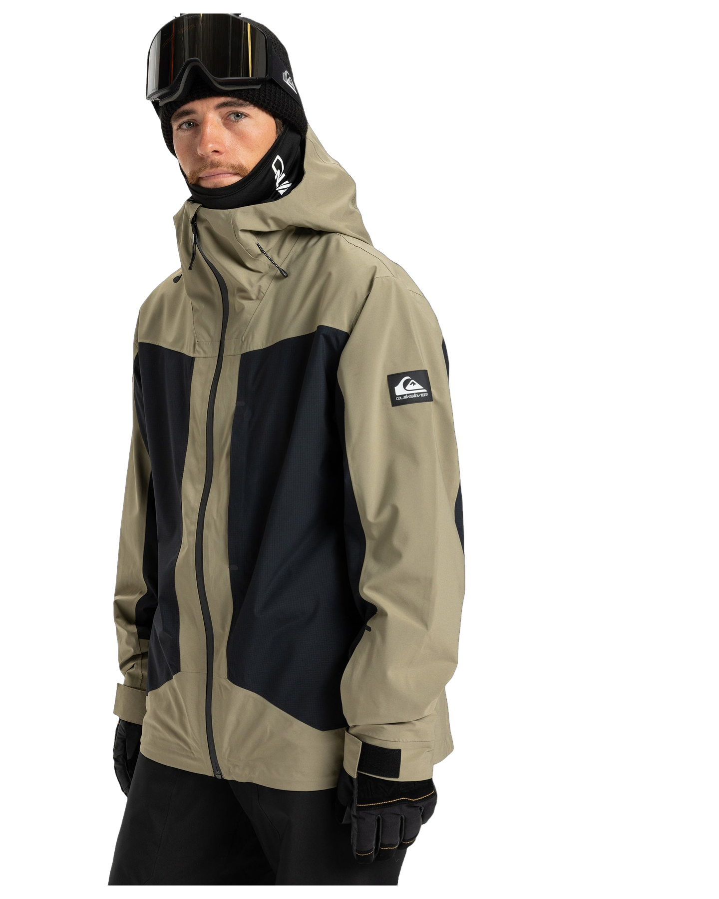 Quiksilver Men's Ultralight Stretch 20K Snow Jacket - Fallen Rock - view 3