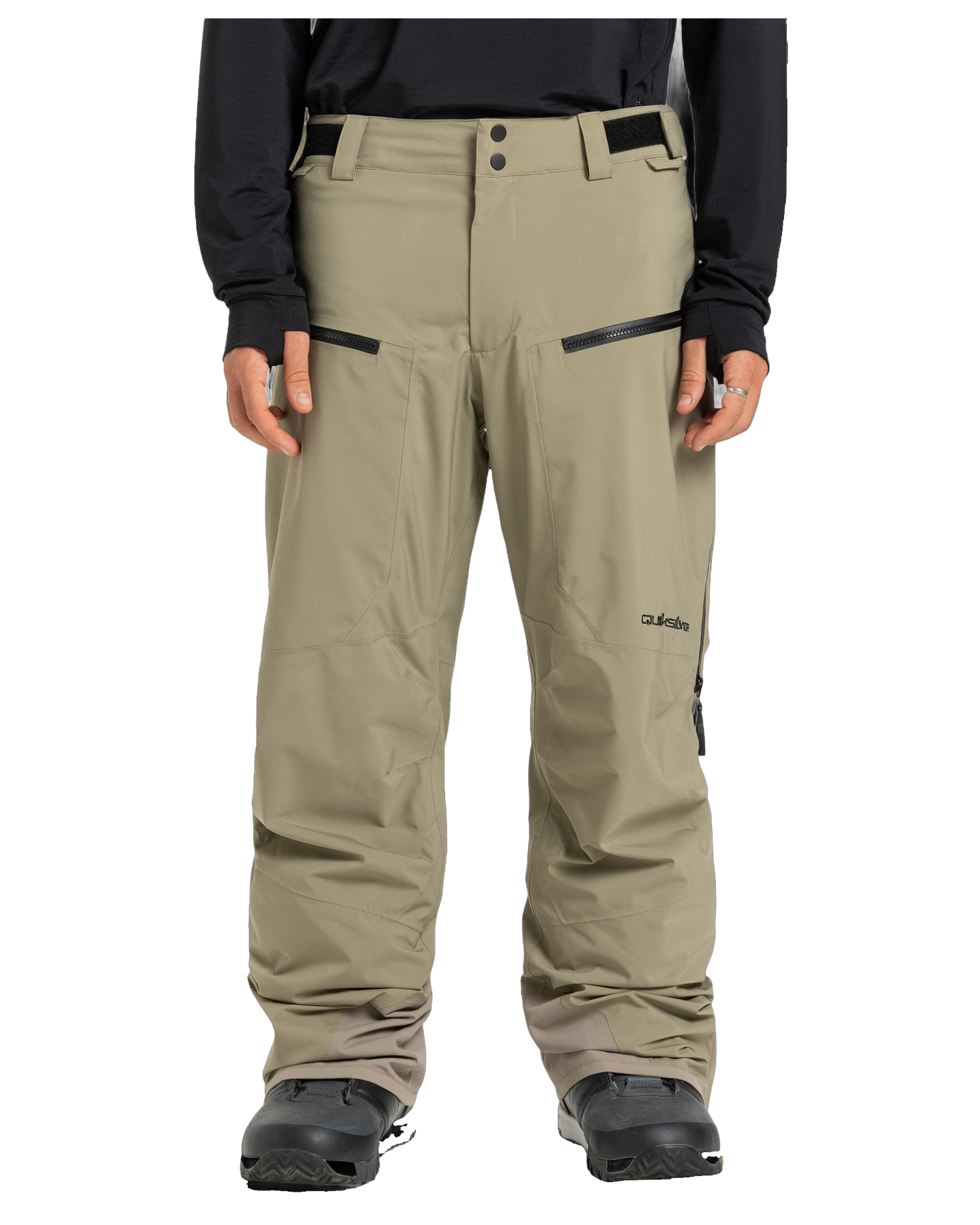 Quiksilver Men's Paramo Stretch 20K Snow Pants - Fallen Rock