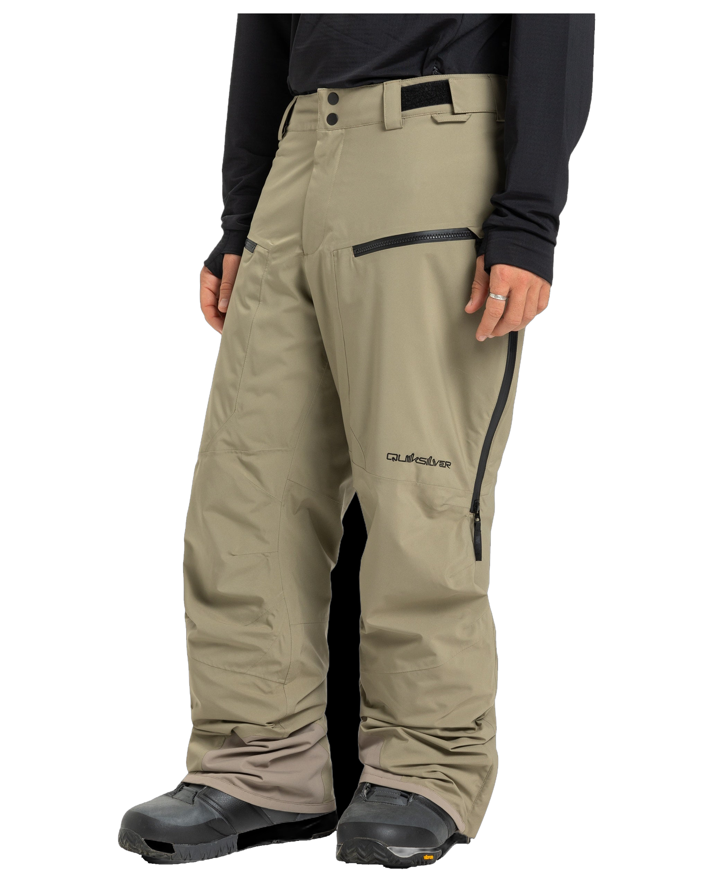 Quiksilver Men's Paramo Stretch 20K Snow Pants - Fallen Rock - view 3