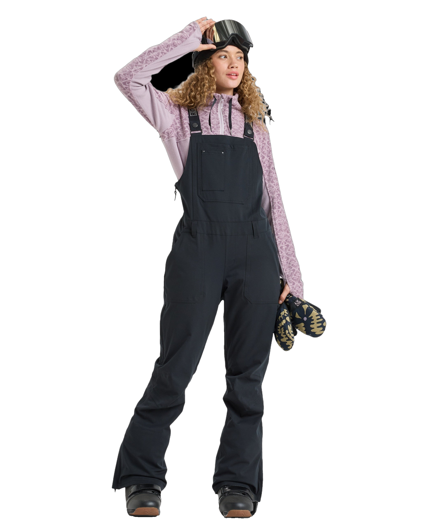 Roxy Women's Rideout Snow Bibs - True Black