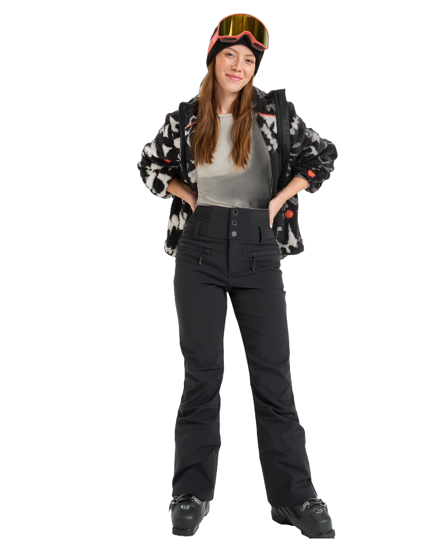 Roxy Women's Rising High Snow Pants - True Black - view 4