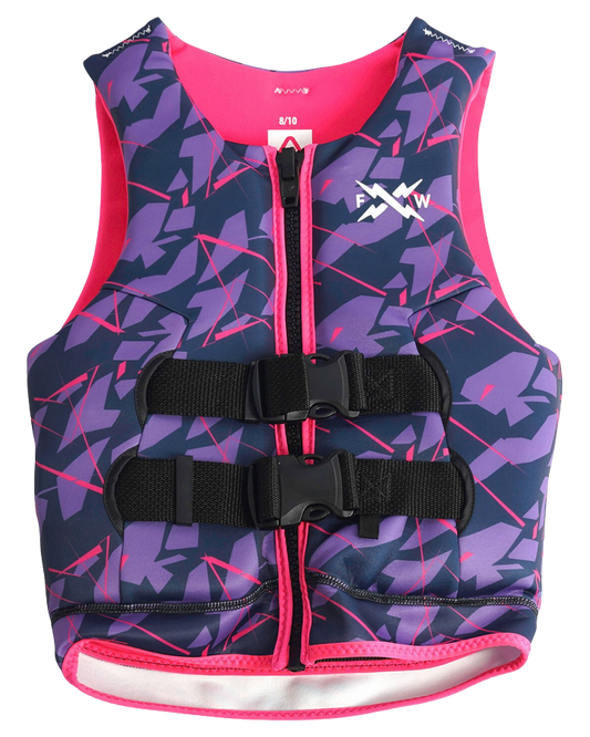 Follow Pop Youth Jacket - Purple/Pink Life Jackets - Trojan Wake Ski Snow