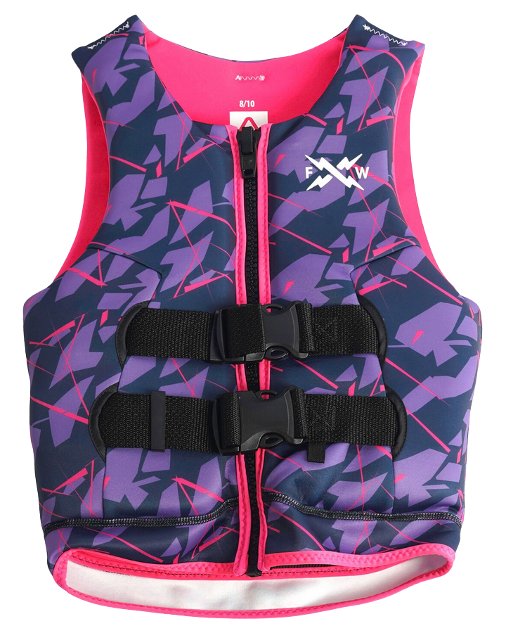 Follow Pop Youth Jacket - Purple/Pink Life Jackets - Trojan Wake Ski Snow