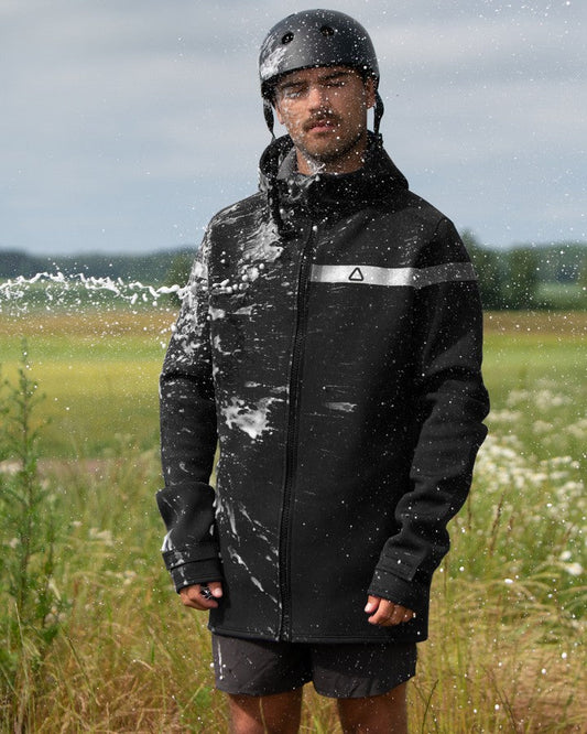 Follow Layer 3.12 Corp Neo Jacket - Black Neoprene Layering - Trojan Wake Ski Snow