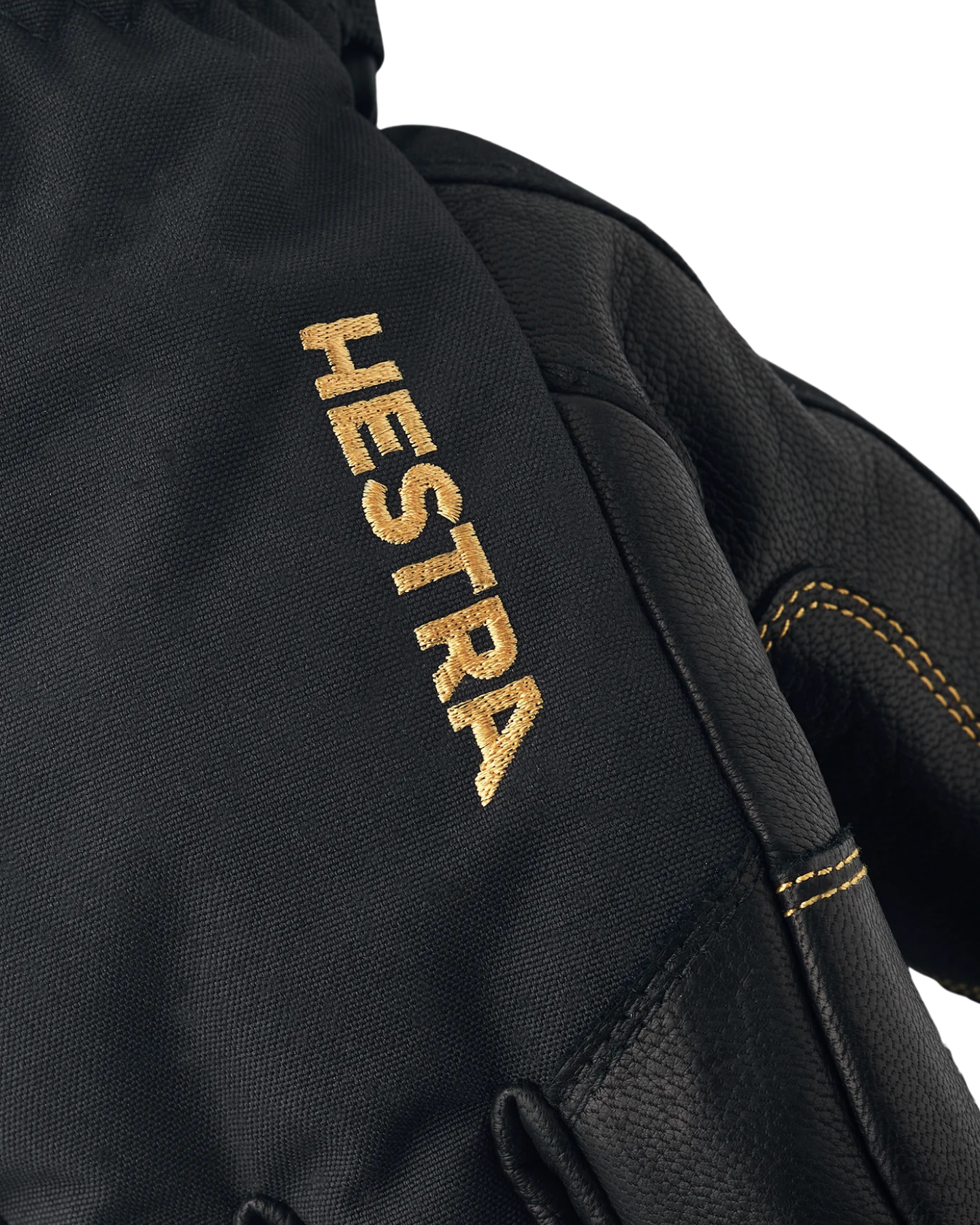 Hestra Army Leather Gore-Tex 5 Finger - Black / Black Snow Gloves - Trojan Wake Ski Snow
