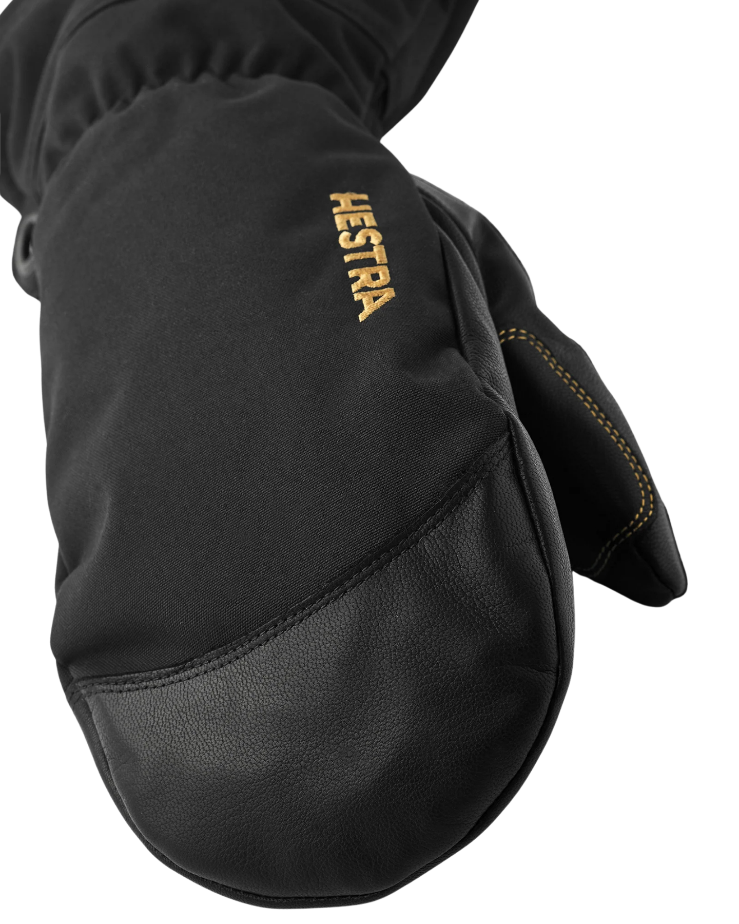 Hestra Army Leather Gore-Tex Mitt - Black / Black Snow Mitts - Trojan Wake Ski Snow