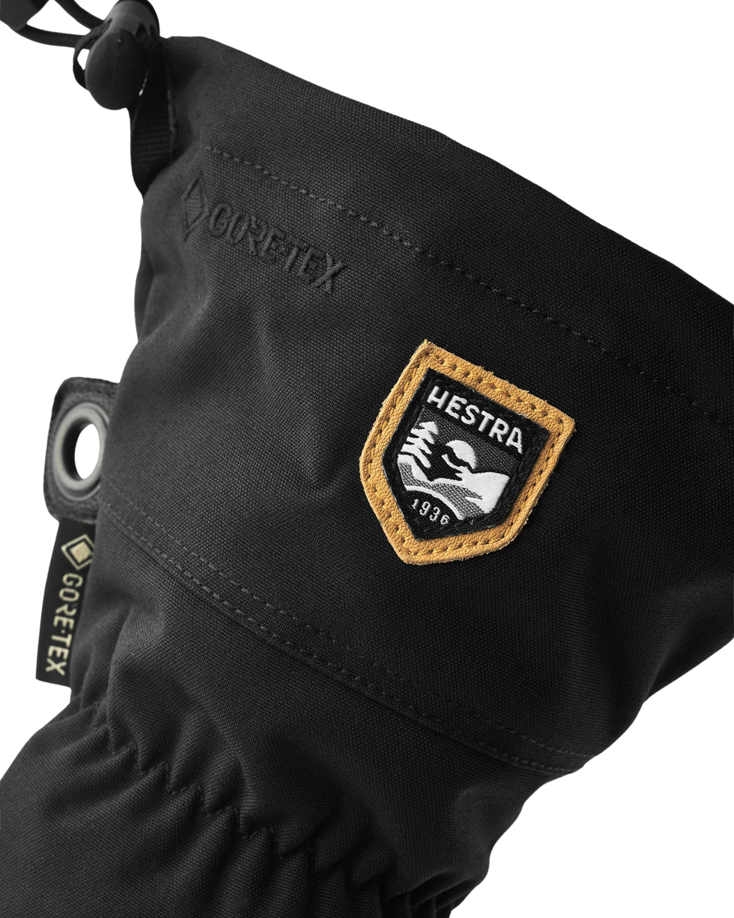 Hestra Army Leather Gore-Tex Mitt - Black / Black Snow Mitts - Trojan Wake Ski Snow