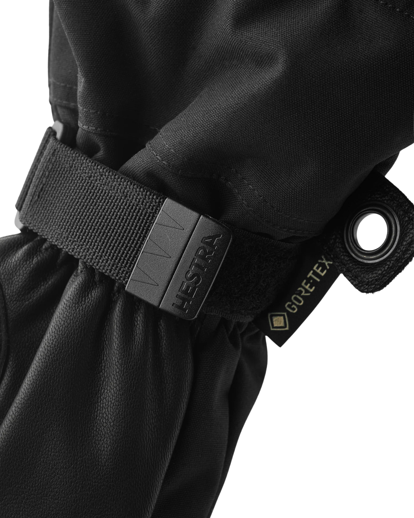 Hestra Army Leather Gore-Tex Mitt - Black / Black Snow Mitts - Trojan Wake Ski Snow