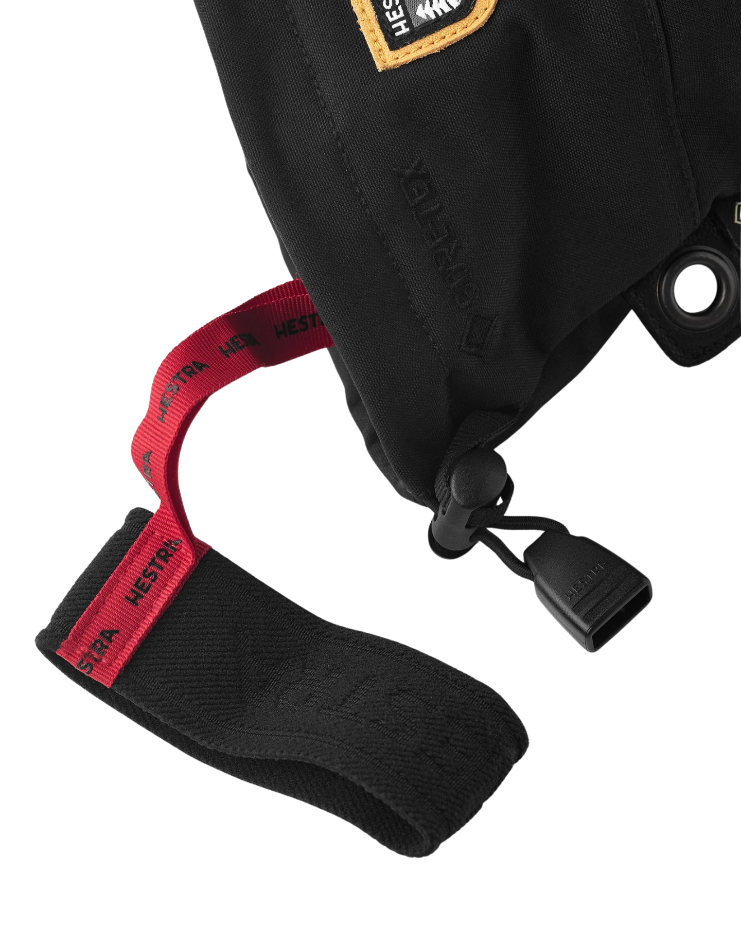 Hestra Army Leather Gore-Tex Mitt - Black / Black Snow Mitts - Trojan Wake Ski Snow