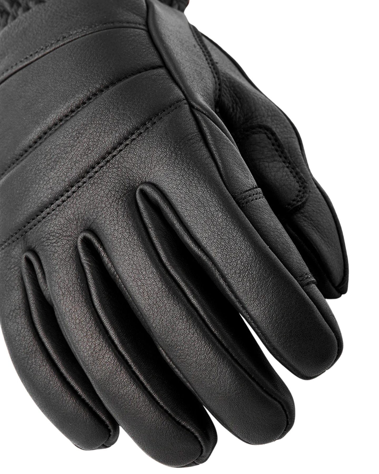 Hestra Women's Leather Fall Line 5 Finger - Black Snow Gloves - Trojan Wake Ski Snow