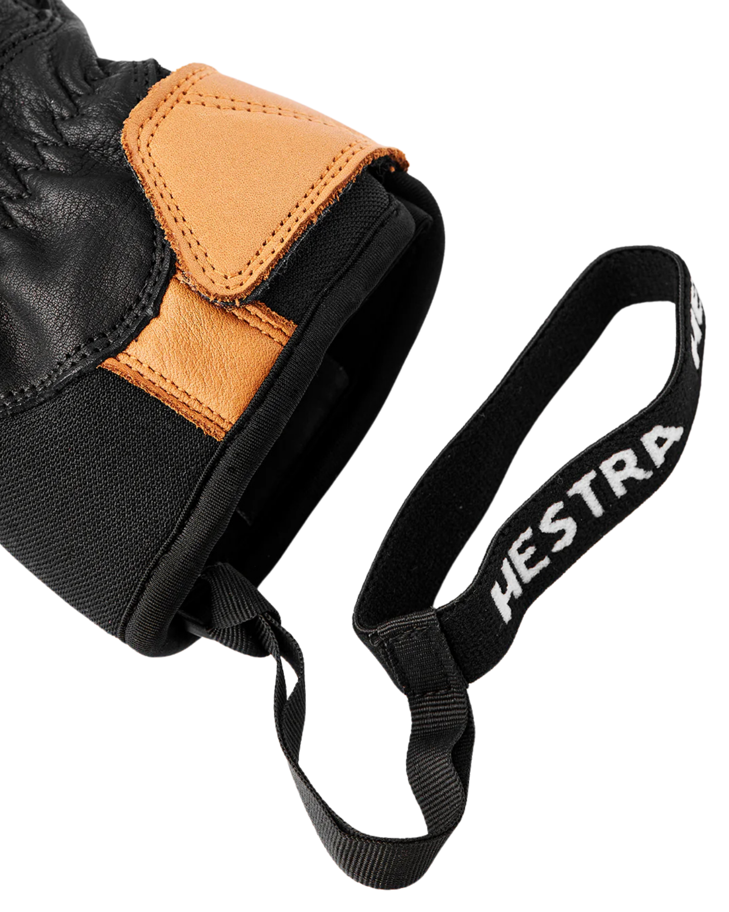Hestra Women's Leather Fall Line 5 Finger - Black Snow Gloves - Trojan Wake Ski Snow