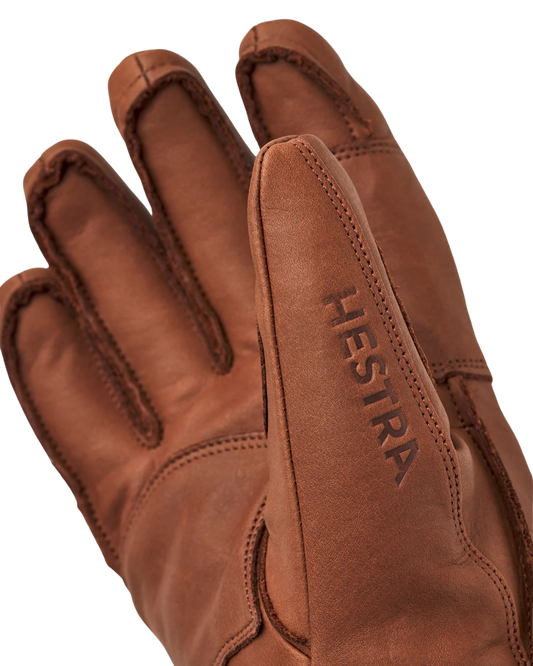 Hestra Fall Line 5 Finger - Brown / Brown Snow Gloves - Trojan Wake Ski Snow