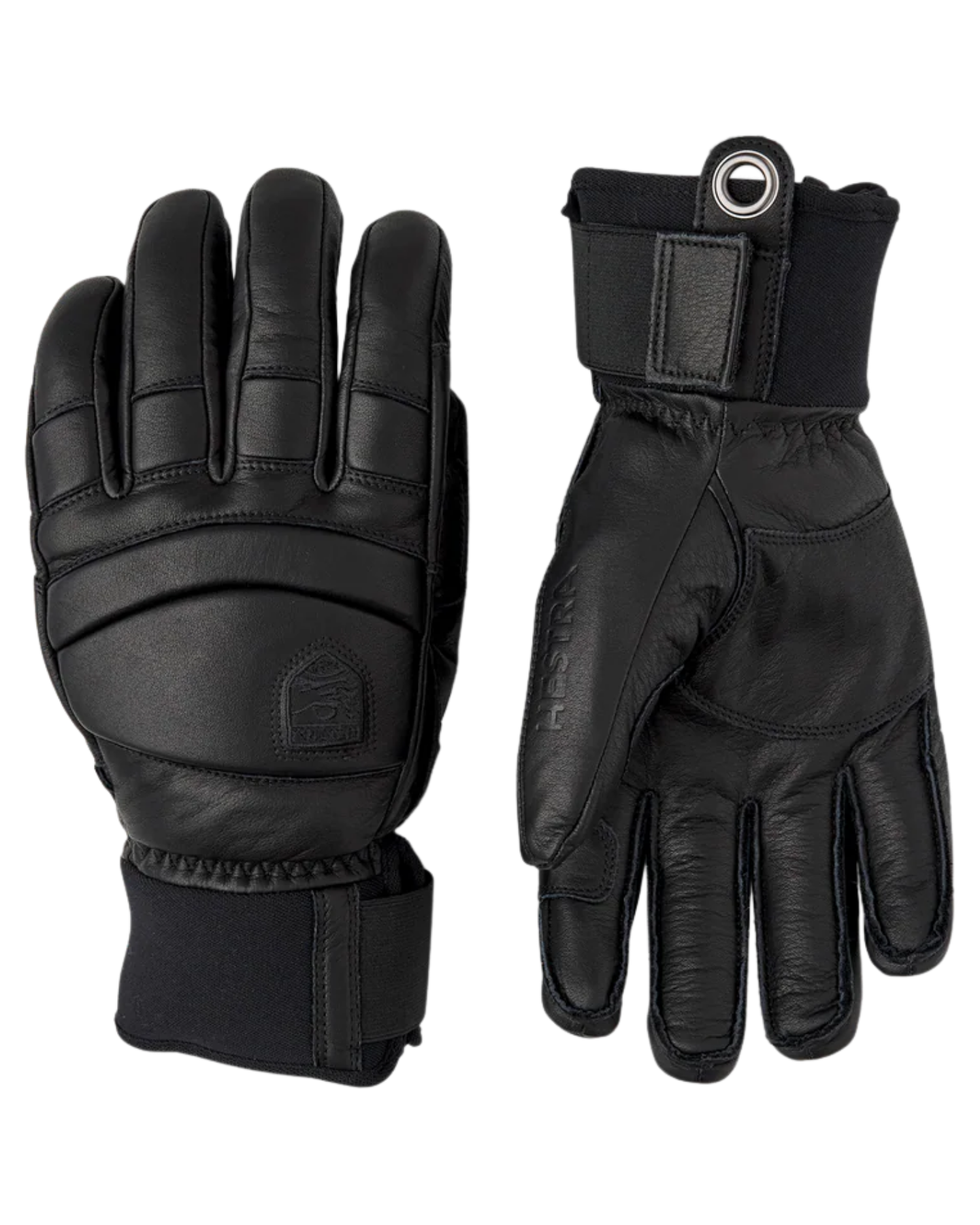 Hestra Fall Line 5 Finger - Black / Black Snow Gloves - Trojan Wake Ski Snow