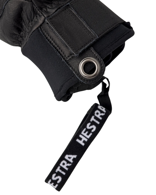 Hestra Fall Line 5 Finger - Black / Black Snow Gloves - Trojan Wake Ski Snow