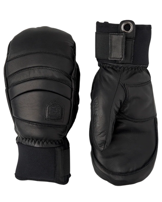 Hestra Women's Leather Fall Line Mitt - Black Snow Mitts - Trojan Wake Ski Snow