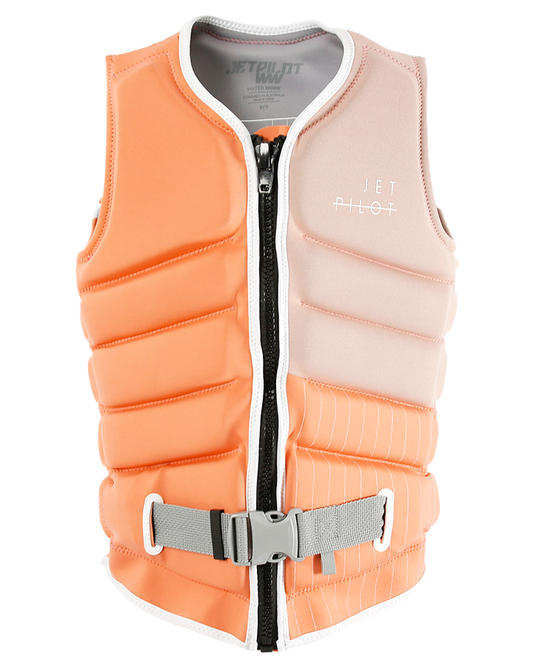 Jetpilot Pacer F/E Ladies Neo Vest - Peach Life Jackets - Trojan Wake Ski Snow