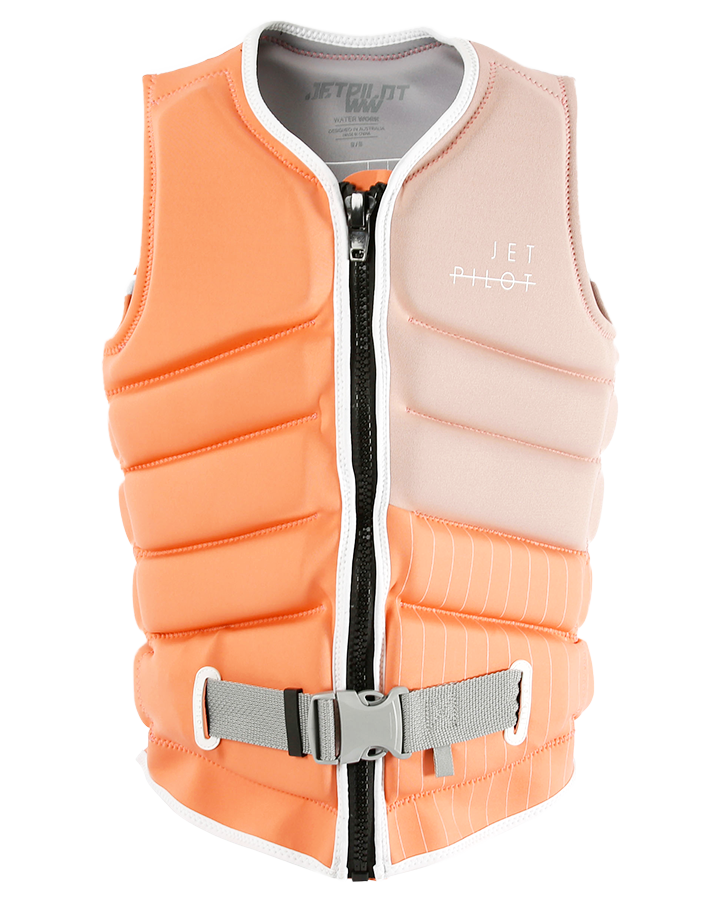 Jetpilot Pacer F/E Ladies Neo Vest - Peach Life Jackets - Trojan Wake Ski Snow