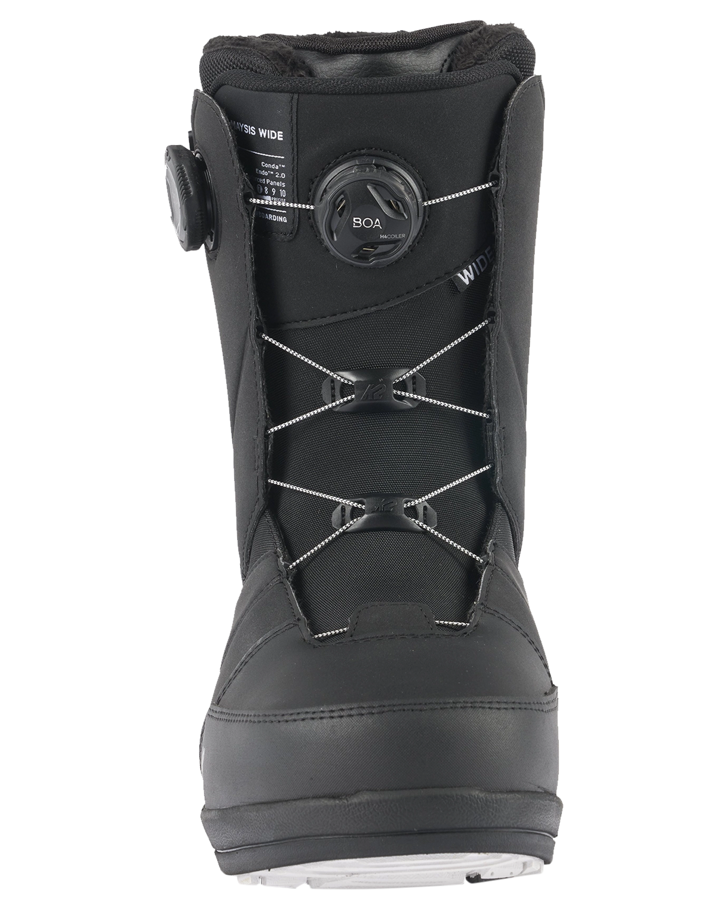 K2 Men's Maysis Snowboard Boots (Wide) - Black Men's Snowboard Boots - Trojan Wake Ski Snow