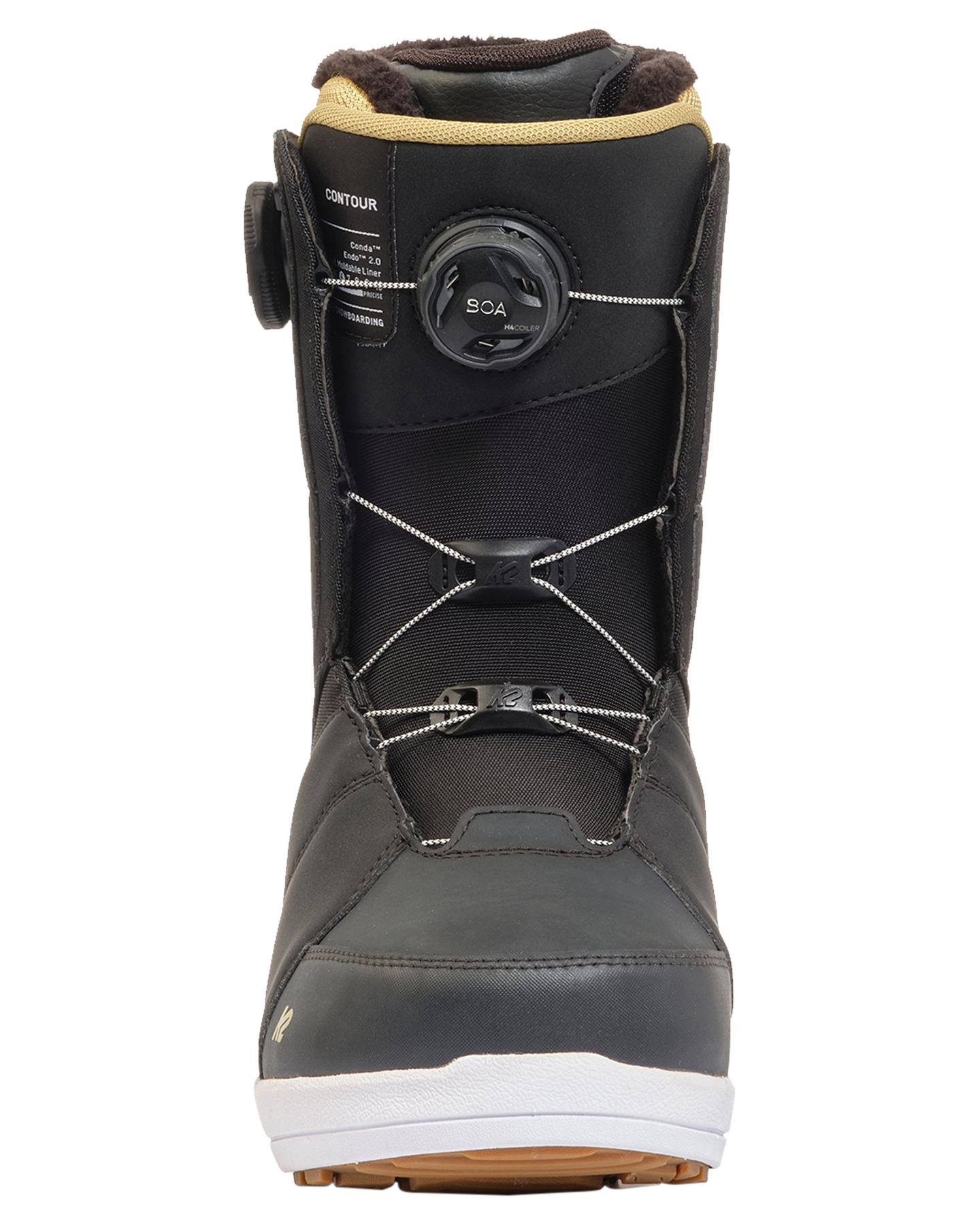 K2 Women's Contour Snowboard Boots - Black Women's Snowboard Boots - Trojan Wake Ski Snow