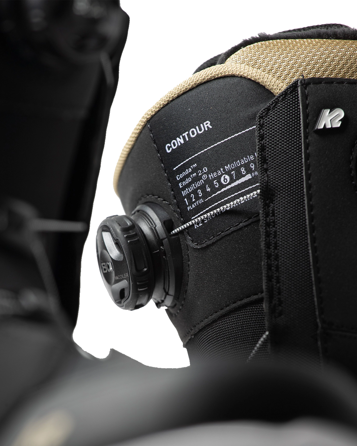 K2 Women's Contour Snowboard Boots - Black Women's Snowboard Boots - Trojan Wake Ski Snow