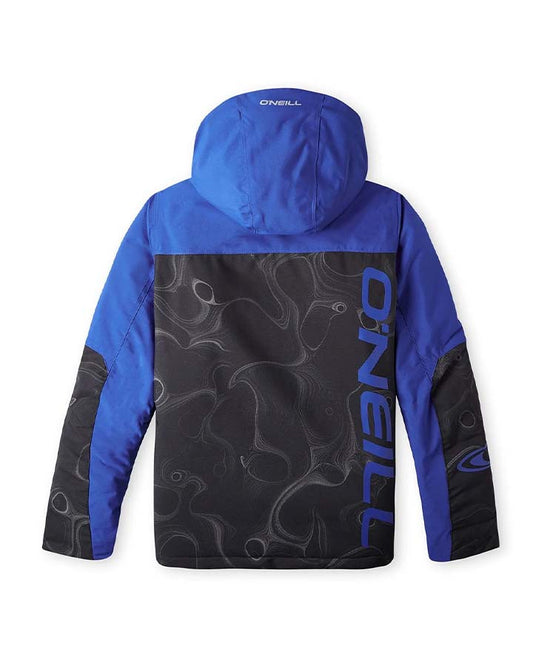 O'Neill Kids' Texture Jacket - Black Coding Kids' Snow Jackets - Trojan Wake Ski Snow