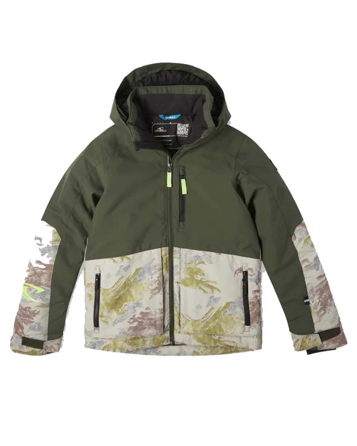 O'Neill Texture Jacket - Hiker Camo Men's Snow Jackets - Trojan Wake Ski Snow