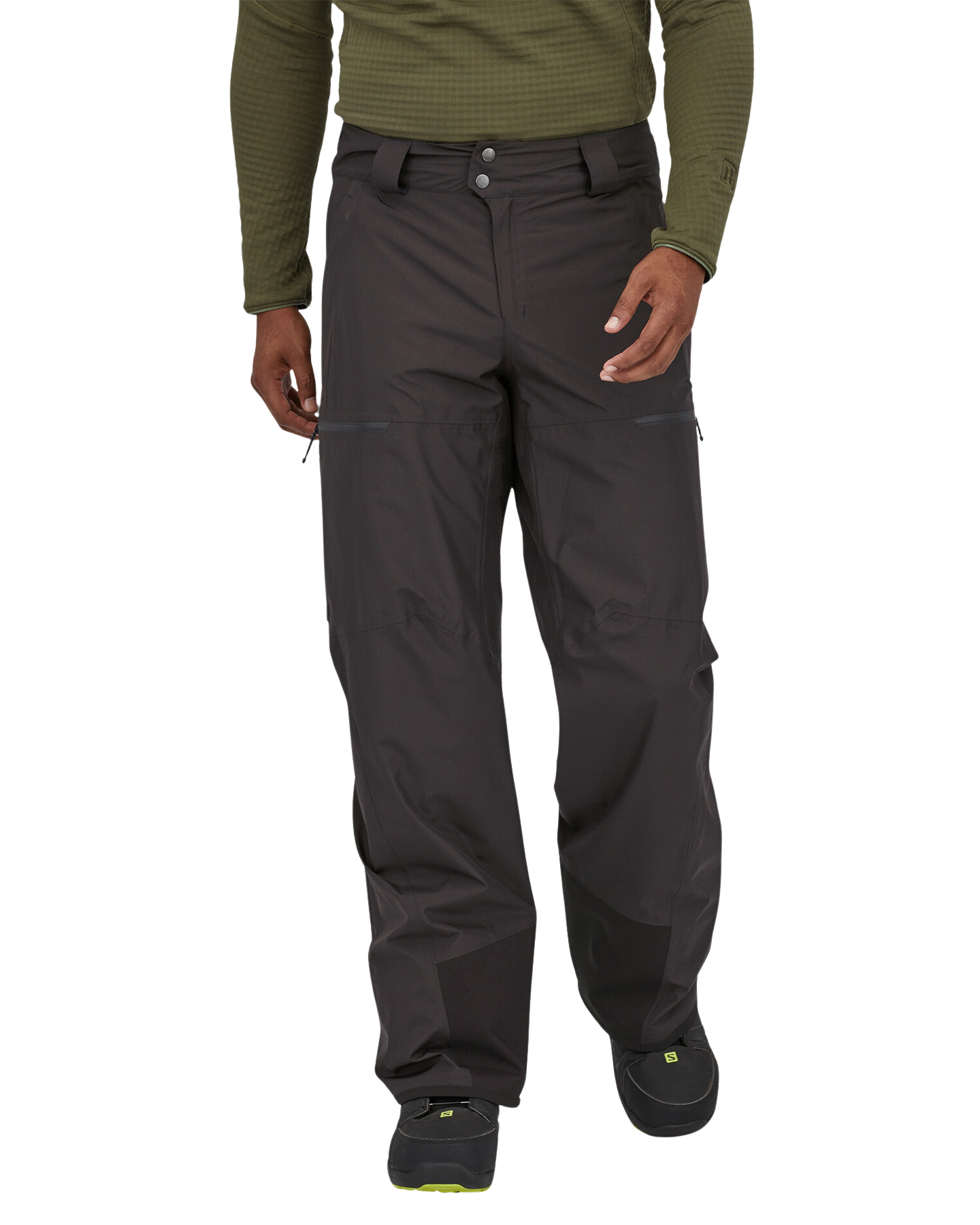 Patagonia Powder Town Pants - Reg - Black Unisex Snow Pants - Trojan Wake Ski Snow