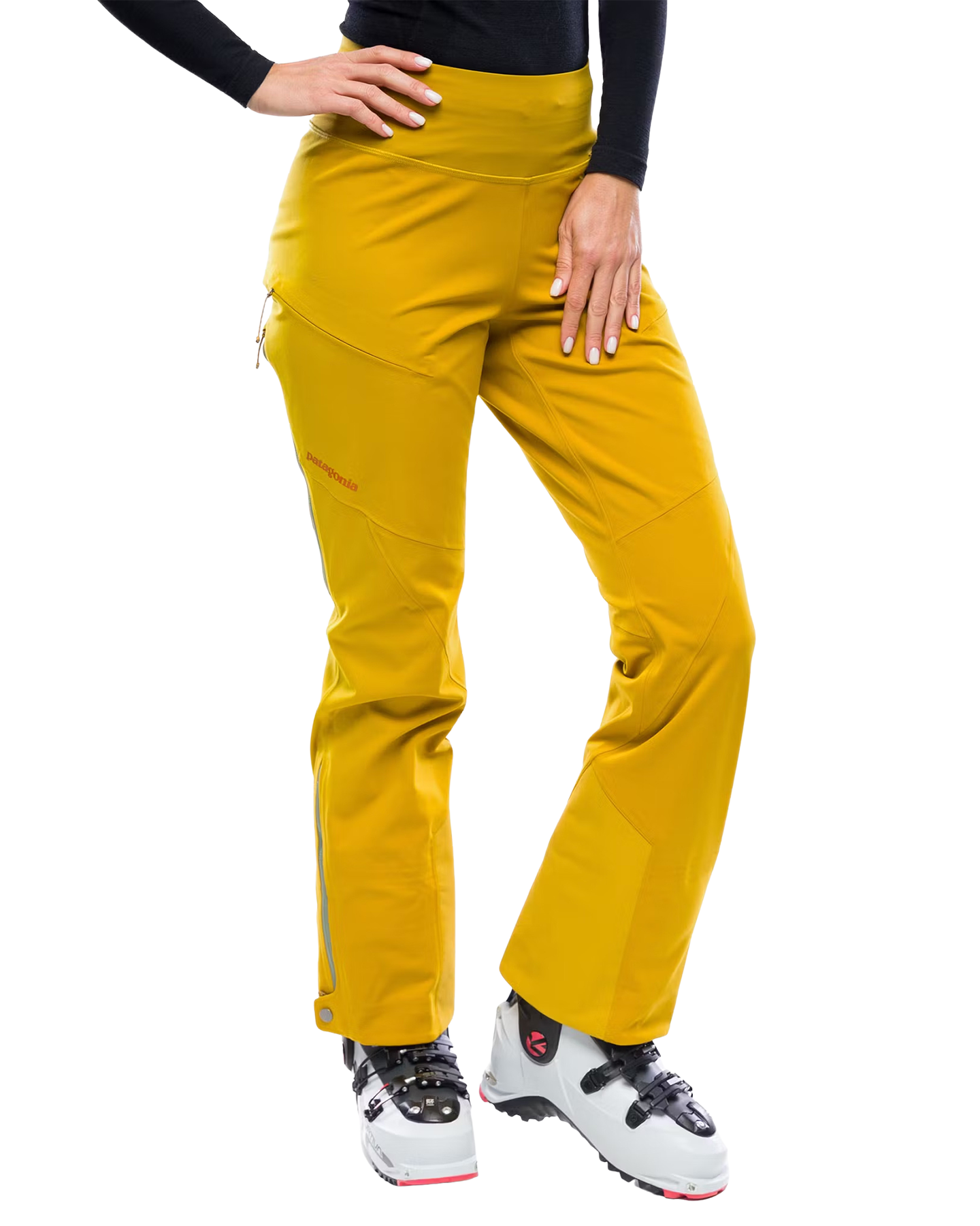 Patagonia Women's Upstride Pants - Cosmic Gold Women's Snow Pants - Trojan Wake Ski Snow